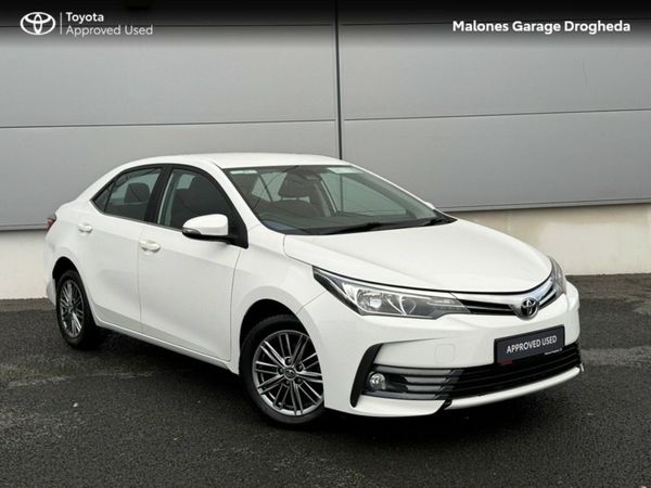Toyota Corolla Saloon, Petrol, 2018, White