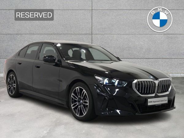 BMW 5-Series Saloon, Petrol Plug-in Hybrid, 2025, Black
