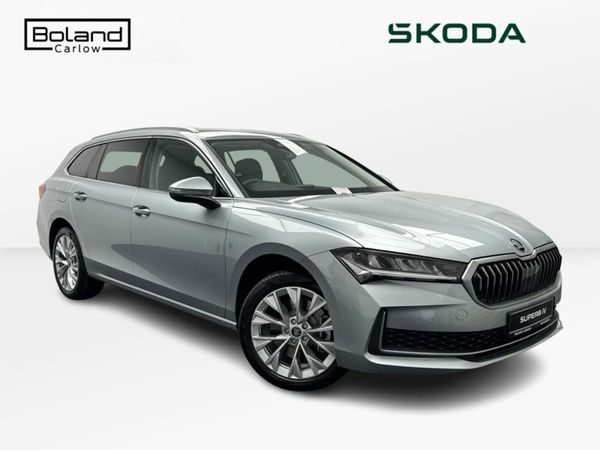 Skoda Superb Estate, Petrol Plug-in Hybrid, 2026, Silver