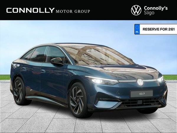 Volkswagen ID.7 Saloon, Electric, 2026, Blue