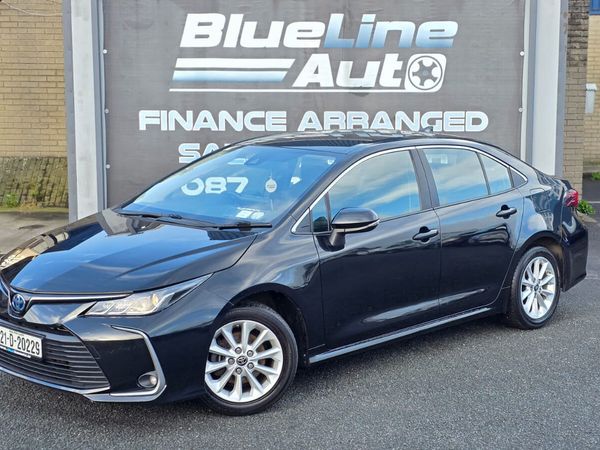 Toyota Corolla Saloon, Petrol Hybrid, 2022, Black