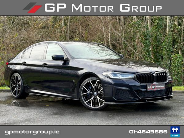 BMW 5-Series Saloon, Petrol Plug-in Hybrid, 2021, Black