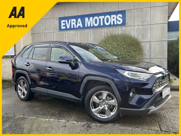 Toyota RAV4 SUV, Petrol Hybrid, 2021, Blue