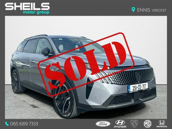 Peugeot 5008 MPV, Electric, 2025, Grey