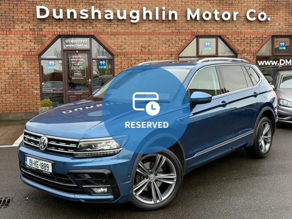 Volkswagen Tiguan Allspace SUV, Diesel, 2019, Blue