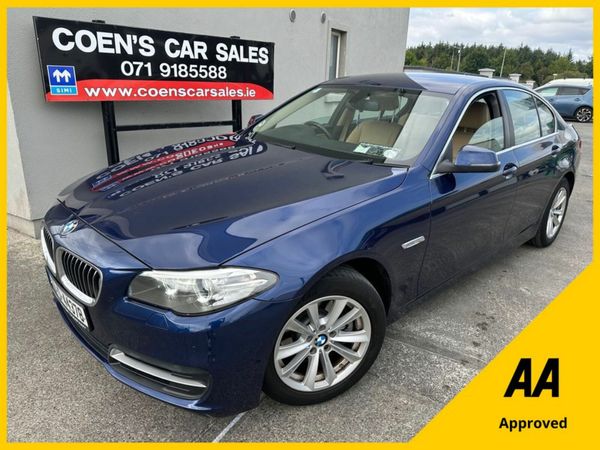 BMW 5-Series Saloon, Diesel, 2016, Blue