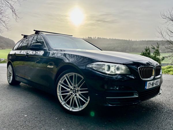 BMW 5-Series Estate, Diesel, 2017, Black