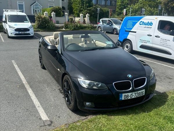 BMW 3-Series Convertible, Diesel, 2008, Black