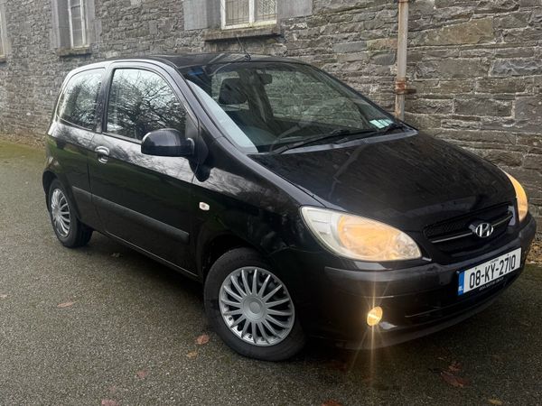 Hyundai Getz Hatchback, Petrol, 2008, Black