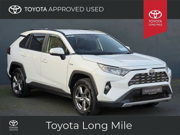 Toyota RAV4 SUV, Petrol Hybrid, 2019, White