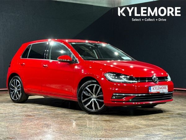Volkswagen Golf Hatchback, Petrol, 2018, Red