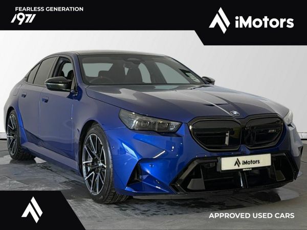 BMW M5 Saloon, Petrol Plug-in Hybrid, 2025, Blue