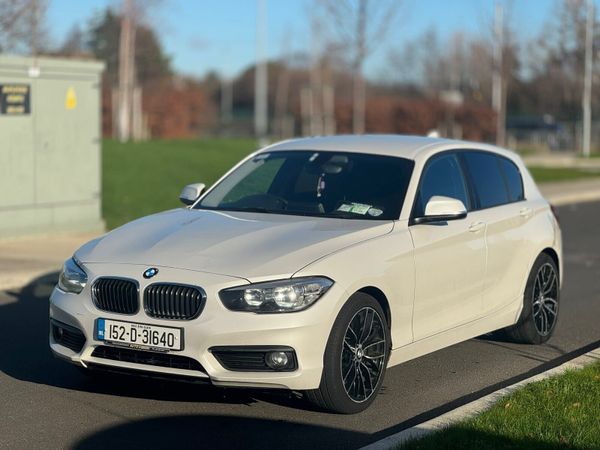 BMW 1-Series Hatchback, Diesel, 2015, White