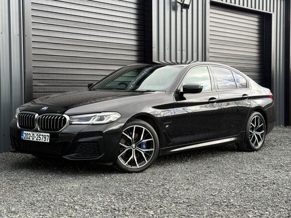 BMW 5-Series Saloon, Petrol Plug-in Hybrid, 2020, Black
