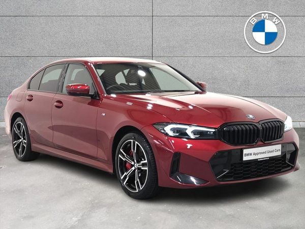 BMW 3-Series Saloon, Petrol Plug-in Hybrid, 2025, Red