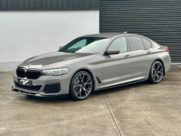 BMW 5-Series Saloon, Diesel Hybrid, 2021, Grey