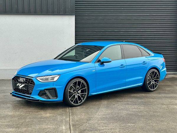 Audi A4 Saloon, Diesel Hybrid, 2022, Blue