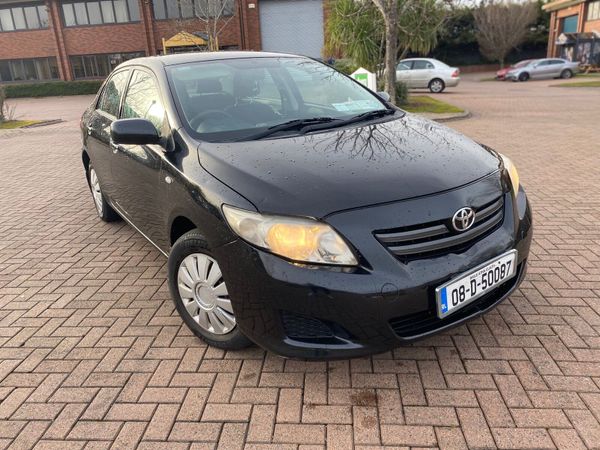 Toyota Corolla Saloon, Petrol, 2008, Black