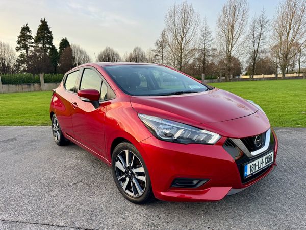 Nissan Micra Hatchback, Petrol, 2018, Red