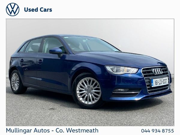 Audi A3 Hatchback, Diesel, 2016, Blue