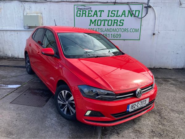 Volkswagen Polo Hatchback, Petrol, 2018, Red