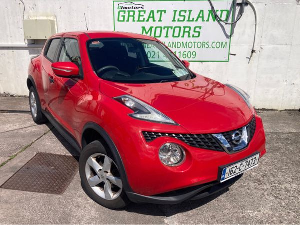 Nissan Juke Hatchback, Petrol, 2016, Red