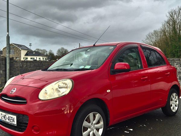 Nissan March Hatchback, Petrol, 2012, Red