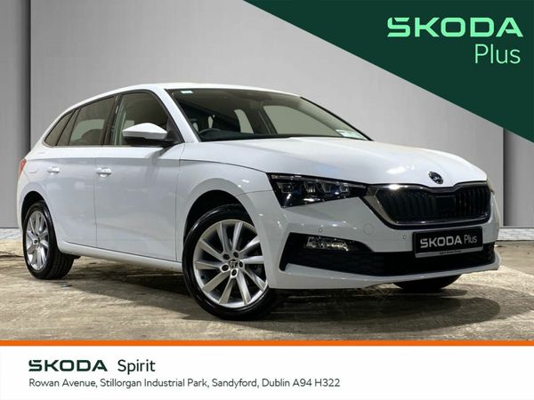 Skoda Scala Hatchback, Petrol, 2023, White