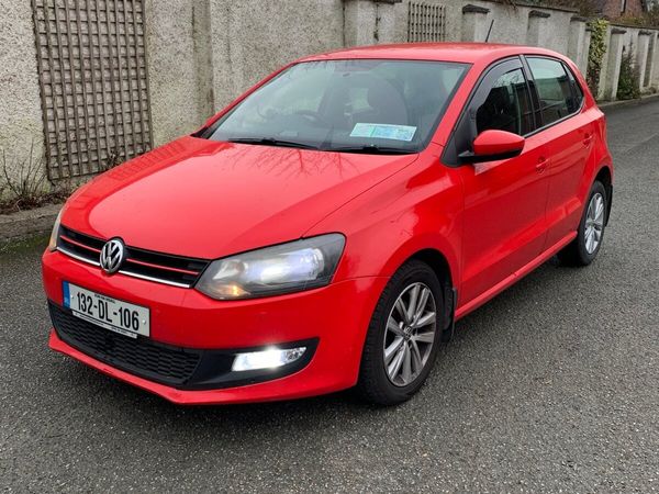 Volkswagen Polo Hatchback, Diesel, 2013, Red