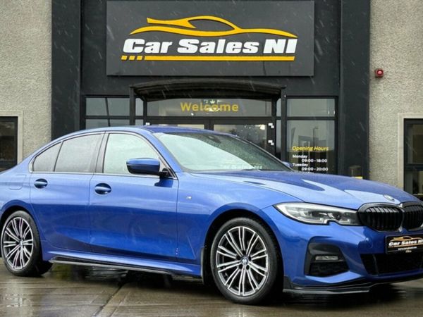 BMW 3-Series Saloon, Diesel Hybrid, 2021, Blue