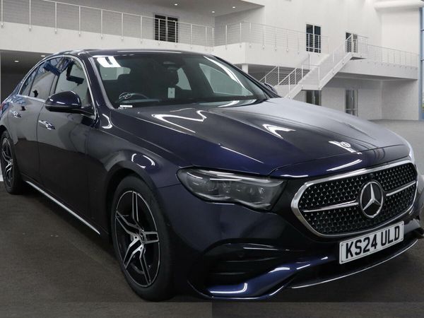 Mercedes-Benz E-Class Saloon, Diesel Hybrid, 2024, Blue