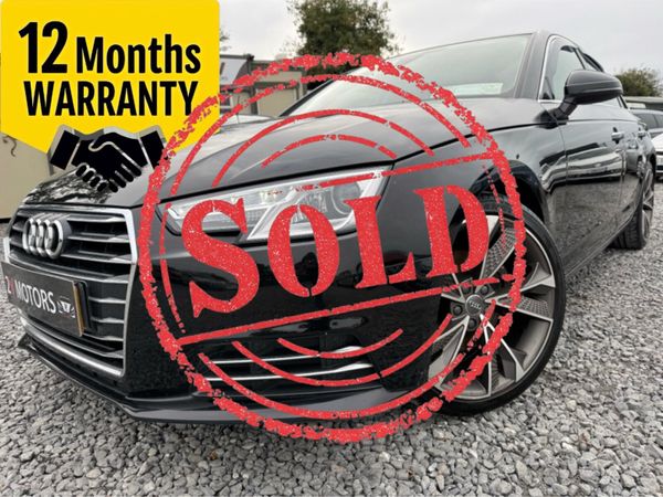 Audi A4 Saloon, Diesel, 2017, Black