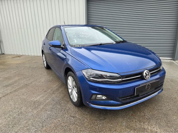 Volkswagen Polo Hatchback, Petrol, 2019, Blue