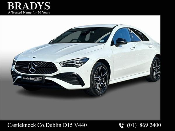 Mercedes-Benz CLA Saloon, Petrol Plug-in Hybrid, 2024, White