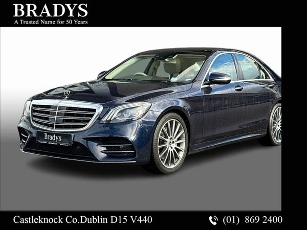 Mercedes-Benz S-Class Saloon, Diesel, 2018, Blue