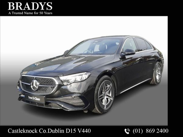 Mercedes-Benz E-Class Saloon, Diesel Plug-in Hybrid, 2026, Black