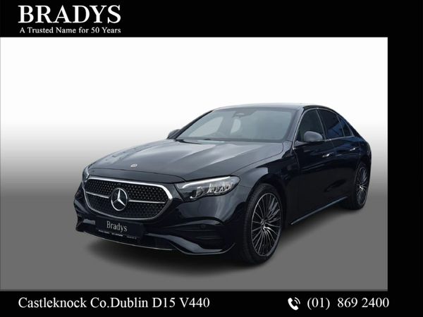 Mercedes-Benz E-Class Saloon, Diesel Plug-in Hybrid, 2026, Black