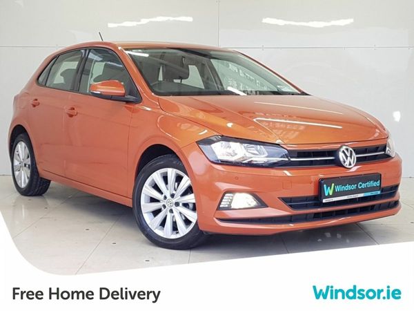 Volkswagen Polo Hatchback, Petrol, 2018, Orange