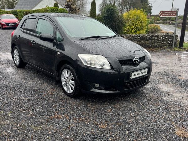 Toyota Auris Hatchback, Petrol, 2007, Black