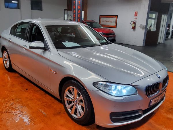 BMW 5-Series Saloon, Diesel, 2014, Silver