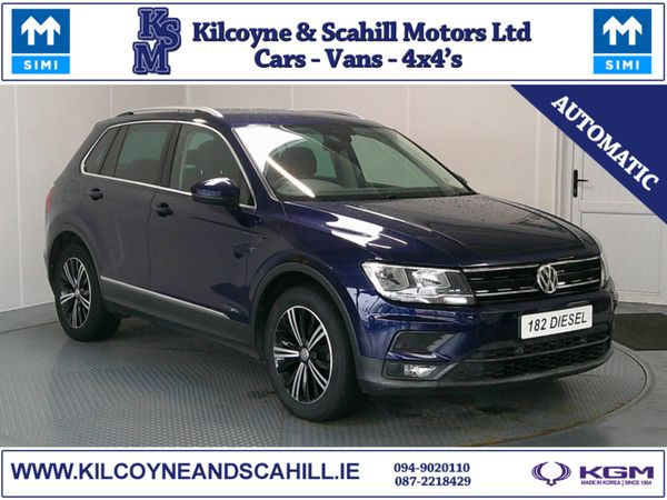 Volkswagen Tiguan SUV, Diesel, 2018, Blue