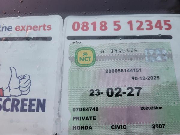 Honda Civic Hatchback, Petrol, 2007, Grey