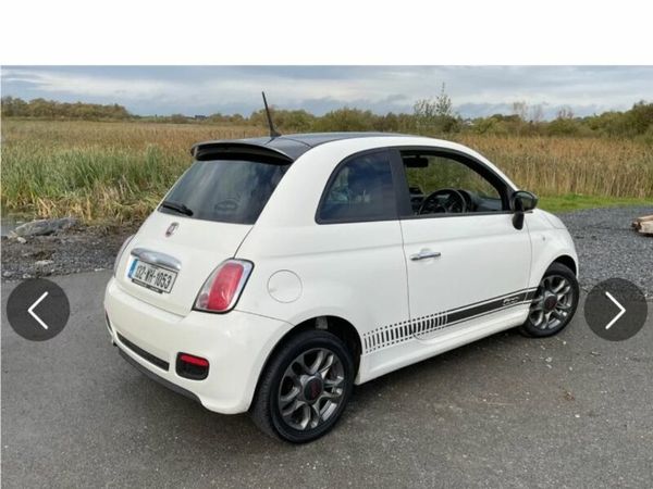 Fiat 500 Hatchback, Petrol, 2013, White