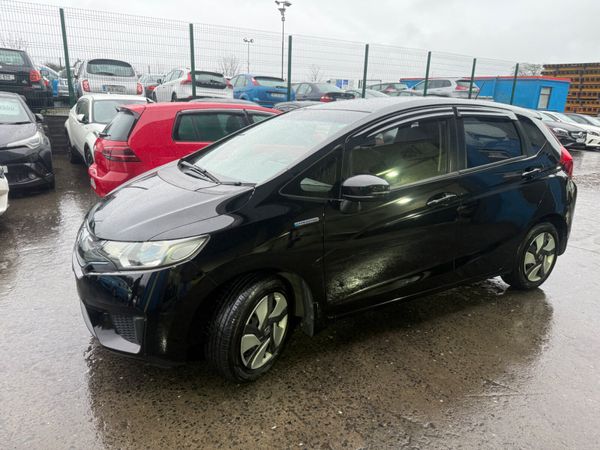 Honda Fit Hatchback, Petrol Hybrid, 2015, Black