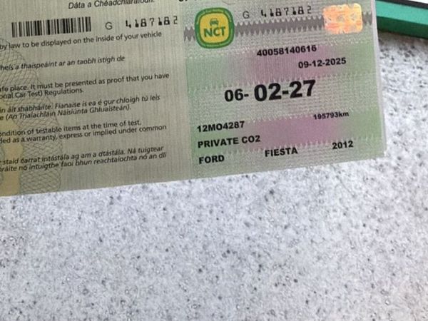 Ford Fiesta Hatchback, Petrol, 2012, Black