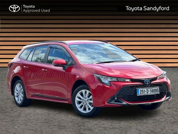 Toyota Corolla Estate, Petrol Hybrid, 2025, Red