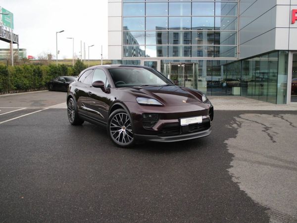 Porsche Macan SUV, Electric, 2026, Red