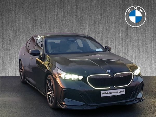 BMW 5-Series Saloon, Petrol Plug-in Hybrid, 2024, Black