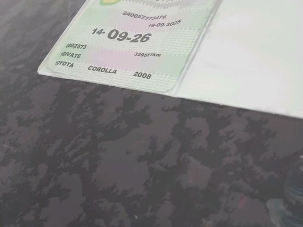 Toyota Corolla Saloon, Petrol, 2008, Silver