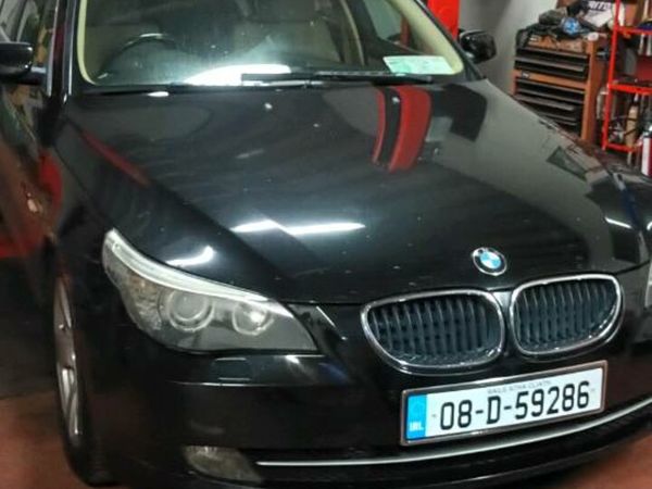 BMW 5-Series Saloon, Diesel, 2008, Black
